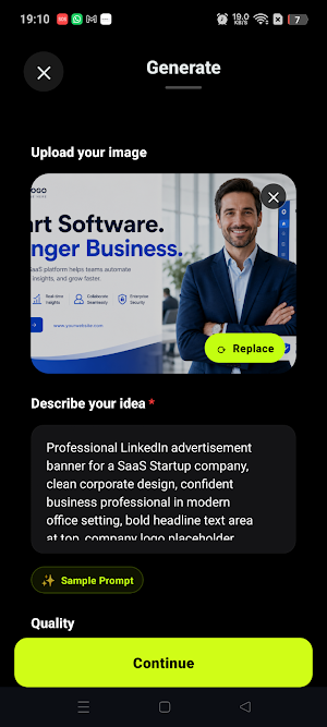 AI LinkedIn Ad Maker - Pixazo Screenshot 3