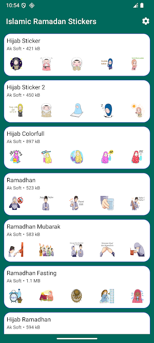 Islamic Ramadan Stickers Screenshot 0