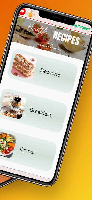 Delicious Healthy Recipes Screenshot 0