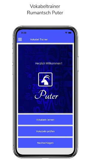 Vokabeltrainer Rumantsch Puter Screenshot 0