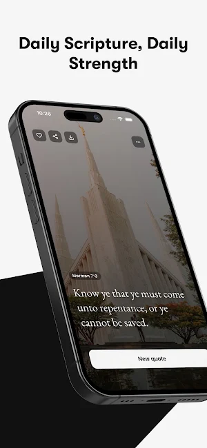LDS Bible Quotes Screenshot 0