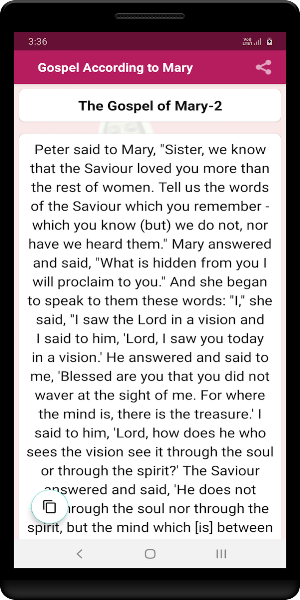Gospel According to Mary Screenshot 2