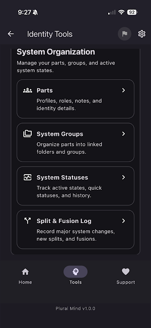 Plural Mind Screenshot 1
