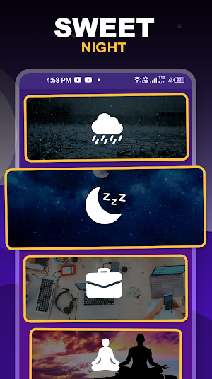 Rain & thunder relaxing sounds Screenshot 3