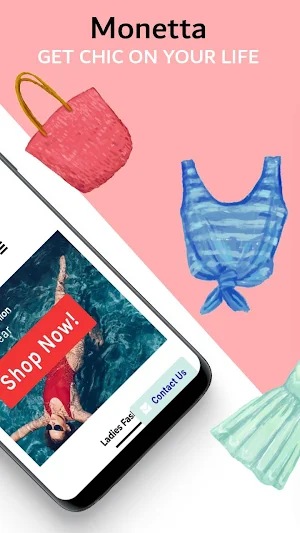 Monetta : Online Shop Screenshot 1