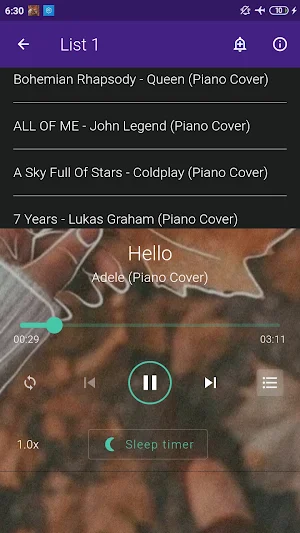 Piano Cover 01 Screenshot 3