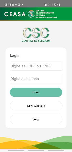 Ceasa-CE - cscMobile Screenshot 1
