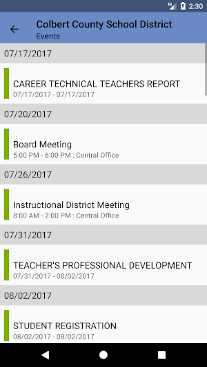 Colbert County School District Screenshot 2