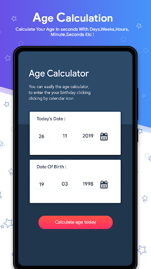Age Calculator Screenshot 0