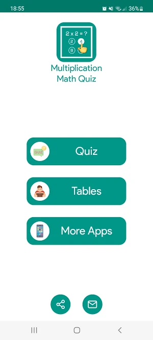 Multiplication Math Quiz Screenshot 0