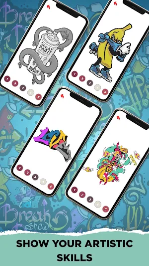 Graffiti Pixel Color By Number Screenshot 2
