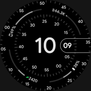 Pixel 4's Concentric Watchface Screenshot 3