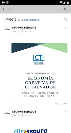 Postgrados UFG Screenshot 2