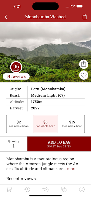 Lardera Coffee Roasters Screenshot 2