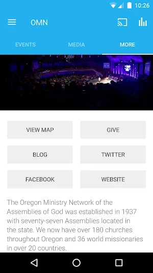 Oregon Ministry Network Screenshot 2