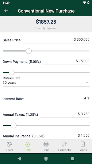 WealthWise Mortgage Planning Screenshot 2