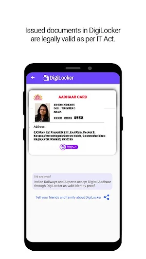 DigiLocker  -  a simple and secure document wallet Screenshot 1