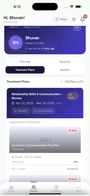 Cora Clinician Screenshot 2