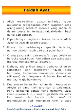 Bekal-Bekal Ramadhan Screenshot 3
