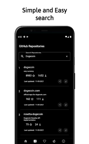 Gitgram - for GitHub searches & trendings Screenshot 3
