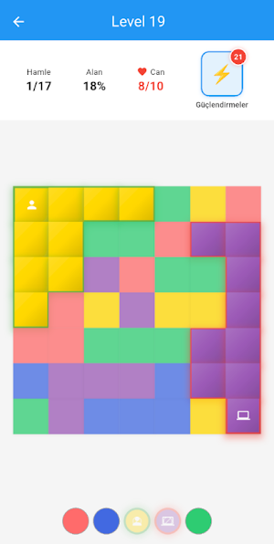 Flood Fill Race Screenshot 1
