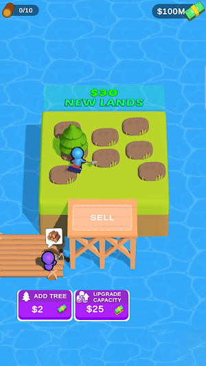 Mini harvest : wood & stone Screenshot 0