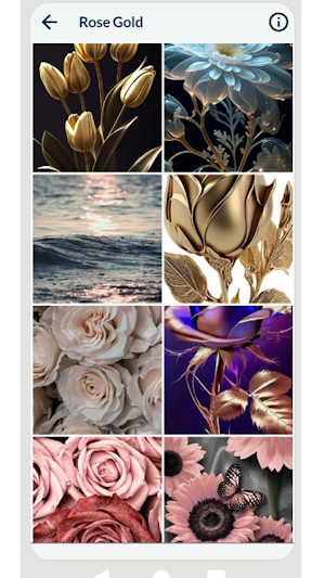 Rose Gold Wallpaper Screenshot 1