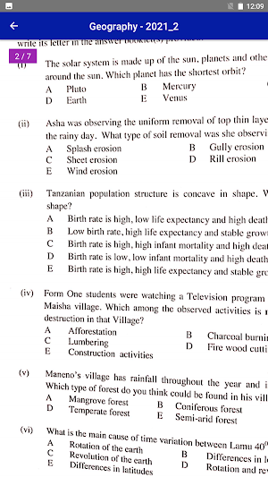Geography Review O Level Screenshot 1