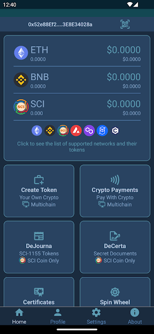 Saymatik Web3 Wallet Screenshot 0