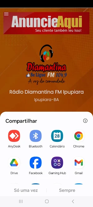 Rádio Diamantina FM Ipupiara Screenshot 1