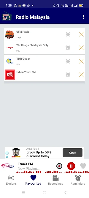 Radio Malaysia : Online FM App Screenshot 2