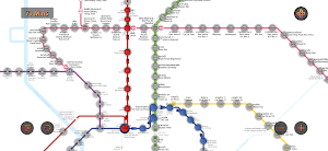 Bangkok MRT BTS Map Route 曼谷地铁 Screenshot 3