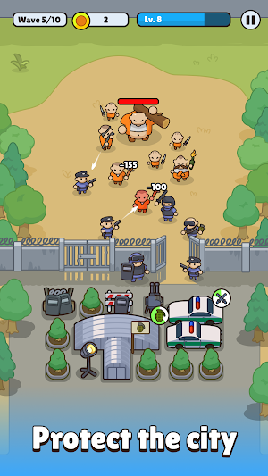 Police Merge Defense Screenshot 1