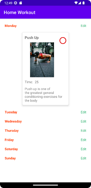 Home Workout Screenshot 0