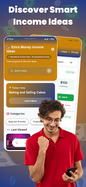 Extra Income Ideas & Tracker Screenshot 0