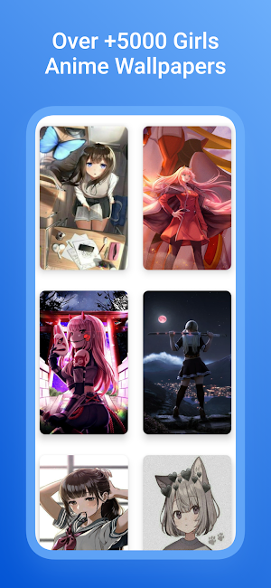 Anime girl wallpaper Screenshot 2