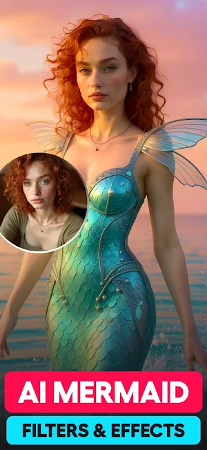 AI Mermaid Effect - ToonPix Screenshot 0
