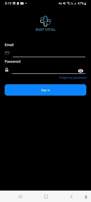 JustVital Screenshot 0