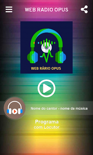 WEB RÁDIO OPUS Screenshot 1