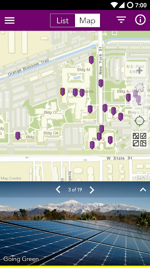 Esri Campus Map Tour Screenshot 2