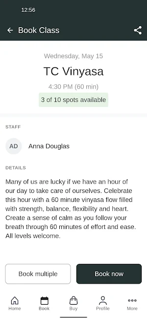 Take Care Yoga Screenshot 2