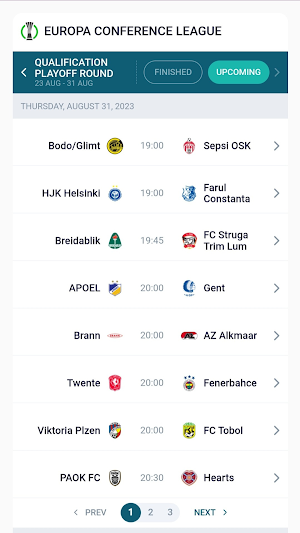 Euro Conference League Tracker Screenshot 0
