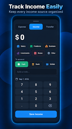 Claros — Expense Tracker Screenshot 2