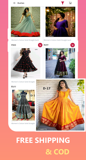 Kurti Online Shopping App - Latest Designs India Screenshot 2