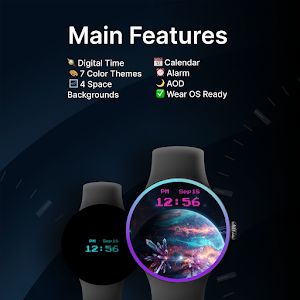 Infinity Space Watch Face Screenshot 1