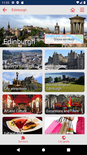 Edinburgh City Guide Screenshot 1