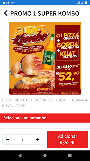 Kabanas Bar e Pizzaria Screenshot 1