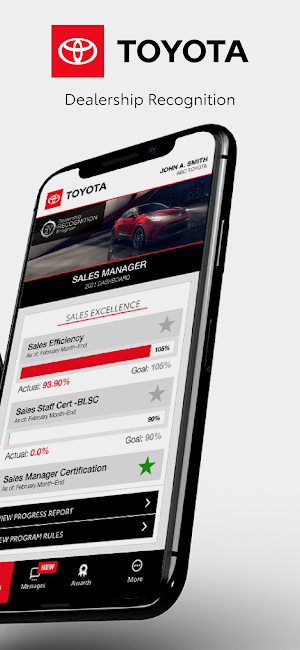 Toyota Dealership Recognition Screenshot 1