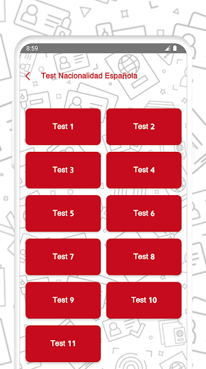 Test Nacionalidad Española Screenshot 1