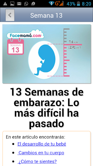 Pregnancy Weeks Calculator by Facemama Screenshot 3